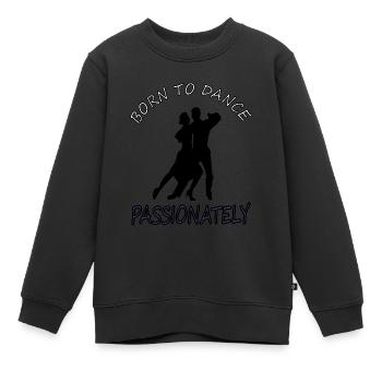 tanzen Tanzpaar Tanzkurs Tänzer Tänzerin Geschenk - Kinder Premium Organic Sweatshirt - Schwarz - Vorne - AI Model Kid Female (0cm)