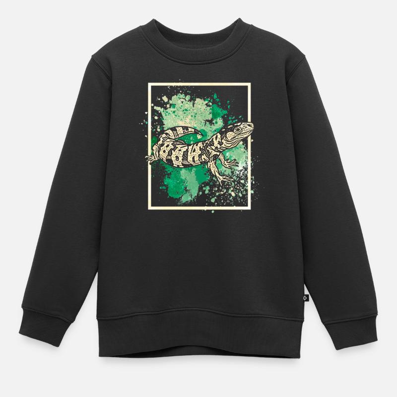 Salamander - Kinder Premium Organic Sweatshirt - Schwarz