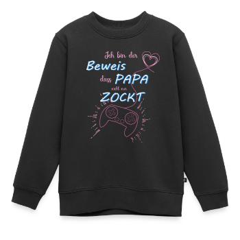 Gaming - Kind - Ich bin der Beweis Baby - Kinder Premium Organic Sweatshirt - Schwarz - Vorne - AI Model Kid Female (0cm)