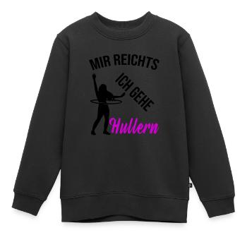 Hula Hullern Hoop Dance Geschenk - Kinder Premium Organic Sweatshirt - Schwarz - Vorne - AI Model Kid Female (0cm)