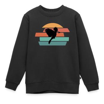 Protection de la nature - Sweat Premium enfant bio - noir - Devant - AI Model Kid Female (0cm)