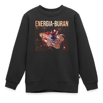 Energia Lanceur & Buran Shuttle - Sweat Premium enfant bio - noir - Devant - AI Model Kid Female (0cm)