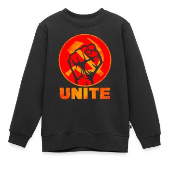 Kummunismus & Sowjetunion - Kinder Premium Organic Sweatshirt - Schwarz - Vorne - AI Model Kid Female (0cm)