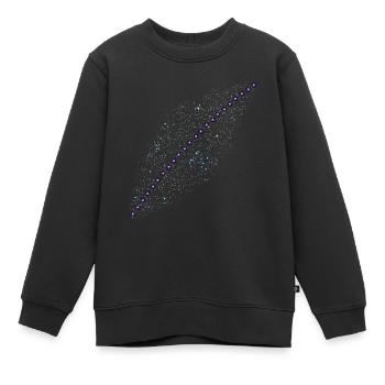starlink Space Internet - Sweat Premium enfant bio - noir - Devant - AI Model Kid Female (0cm)