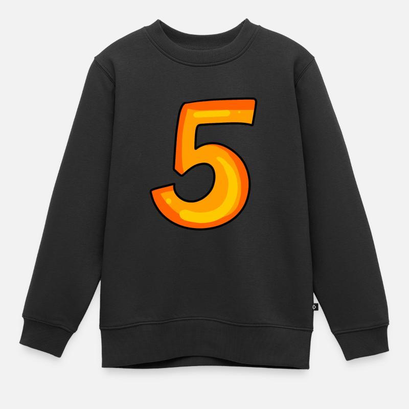 5 - Kids Premium Organic Sweatshirt - black