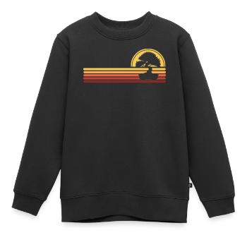 Bonsai - Kinder Premium Organic Sweatshirt - Schwarz - Vorne - AI Model Kid Female (0cm)