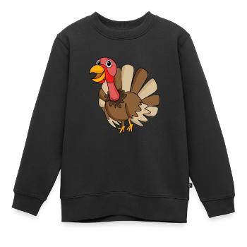 Turquie - Sweat Premium enfant bio - noir - Devant - AI Model Kid Female (0cm)