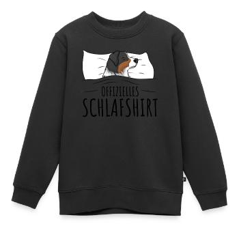 Australian Shepherd - Kinder Premium Organic Sweatshirt - Schwarz - Vorne - AI Model Kid Female (0cm)