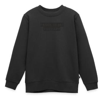 Padel Tennis - Padel is my therapy - Kinder Premium Organic Sweatshirt - Schwarz - Vorne - AI Model Kid Female (0cm)