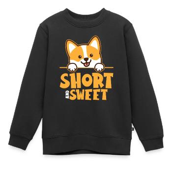 Welsh Corgi Pembroke Dog Dog Owner Gift - Kids Premium Organic Sweatshirt - black - Front - AI Model Kid Female (0cm)