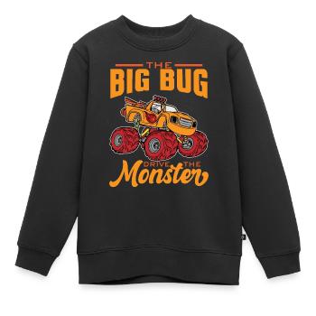 Monster Truck Truck Motorsport Cadeau - Sweat Premium enfant bio - noir - Devant - AI Model Kid Female (0cm)
