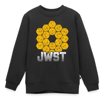 James Webb Weltraum Teleskop - Kinder Premium Organic Sweatshirt - Schwarz - Vorne - AI Model Kid Female (0cm)