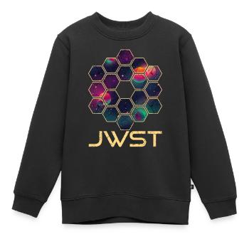 James Webb Weltraum Teleskop - Kinder Premium Organic Sweatshirt - Schwarz - Vorne - AI Model Kid Female (0cm)