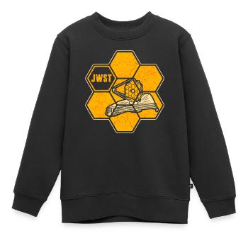 James Webb Weltraumteleskop - Kinder Premium Organic Sweatshirt - Schwarz - Vorne - AI Model Kid Female (0cm)