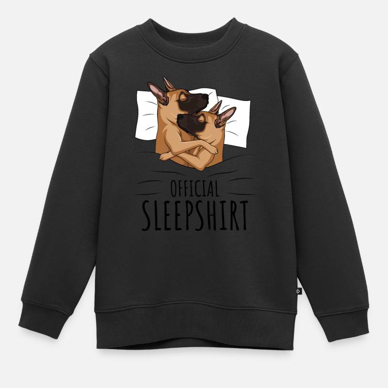 Malinois - Sweat Premium enfant bio - noir