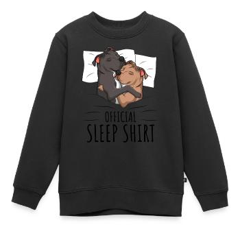 Staffordshire Bullterrier - Kinder Premium Organic Sweatshirt - Schwarz - Vorne - AI Model Kid Female (0cm)