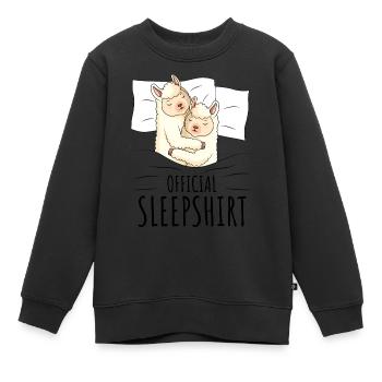 Alpaka - Kinder Premium Organic Sweatshirt - Schwarz - Vorne - AI Model Kid Female (0cm)