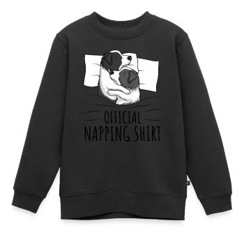 Border Collie - Kinder Premium Organic Sweatshirt - Schwarz - Vorne - AI Model Kid Female (0cm)