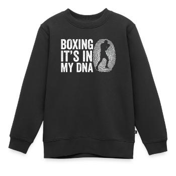 Boxen Boxer Boxhandschuhe Boxkampf Geschenk - Kinder Premium Organic Sweatshirt - Schwarz - Vorne - AI Model Kid Female (0cm)