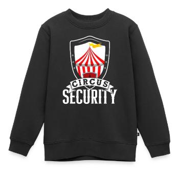 Zirkus - Kinder Premium Organic Sweatshirt - Schwarz - Vorne - AI Model Kid Female (0cm)