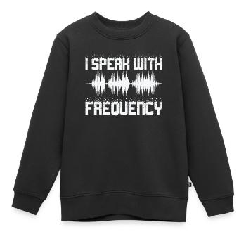 Funk Amateur Funker Funken Radio Hobby Geschenk - Kinder Premium Organic Sweatshirt - Schwarz - Vorne - AI Model Kid Female (0cm)