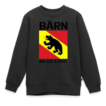 Bern - Kinder Premium Organic Sweatshirt - Schwarz - Vorne - AI Model Kid Female (0cm)