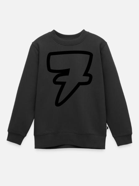7 - Sweat Premium enfant bio - noir