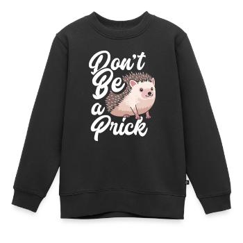 Igel Igel Igel - Kinder Premium Organic Sweatshirt - Schwarz - Vorne - AI Model Kid Female (0cm)