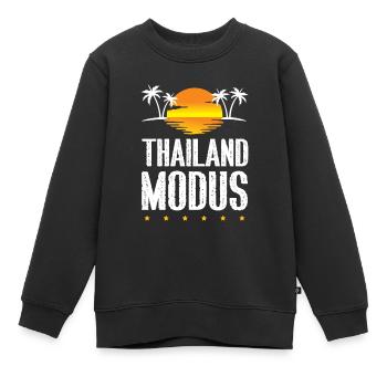 Thailand Modus - Kinder Premium Organic Sweatshirt - Schwarz - Vorne - AI Model Kid Female (0cm)