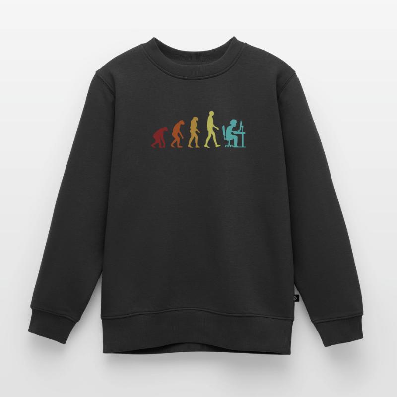Programmeur Evolution Ingénieur logiciel Codeur Sweat Premium enfant bio