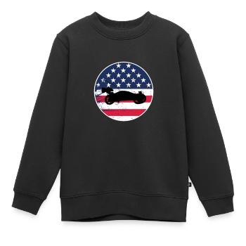 RC Buggy Racer Modellautos Hobby USA Flagge USA - Kinder Premium Organic Sweatshirt - Schwarz - Vorne - AI Model Kid Female (0cm)