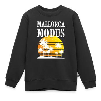 Mallorca Modus - Kinder Premium Organic Sweatshirt - Schwarz - Vorne - AI Model Kid Female (0cm)