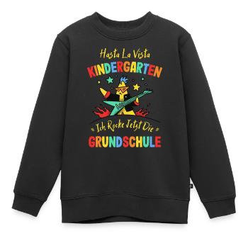 1. Klasse Hasta La Vista Abschluss Kindergarten - Kinder Premium Organic Sweatshirt - Schwarz - Vorne - AI Model Kid Female (0cm)