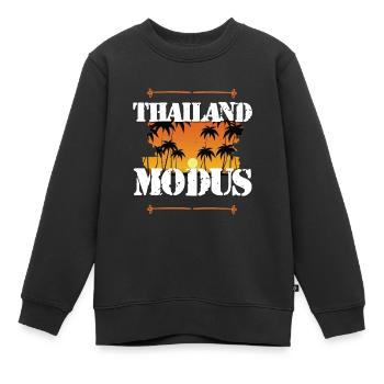 Thailand Modus - Kinder Premium Organic Sweatshirt - Schwarz - Vorne - AI Model Kid Female (0cm)