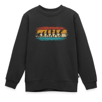 Photographe Rétro Photographie Appareil photo Photographe - Sweat Premium enfant bio - noir - Devant - AI Model Kid Female (0cm)