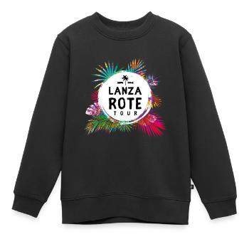 Lanzarote Tour Bunt - Kinder Premium Organic Sweatshirt - Schwarz - Vorne - AI Model Kid Female (0cm)