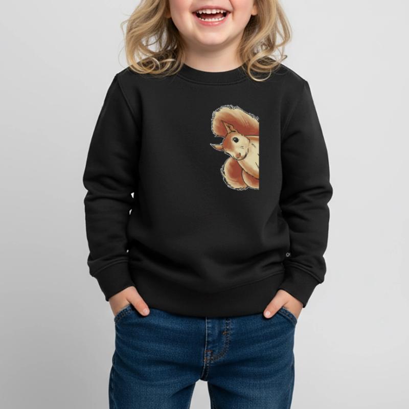 Lustiges Eichhörnchen, Eichhörnchen, Eichhörnchen Kinder Premium Organic Sweatshirt