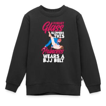 Jiu Jitsu Jiu Jitsu Jiu Jitsu - Sweat Premium enfant bio - noir - Devant - AI Model Kid Female (0cm)