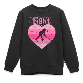 Hockeyspielerin 8. Geburtstag - Kinder Premium Organic Sweatshirt - Schwarz - Vorne - AI Model Kid Female (0cm)