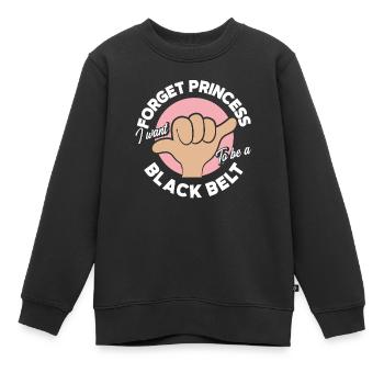 Jiu Jitsu Jiu Jitsu Jiu Jitsu - Kinder Premium Organic Sweatshirt - Schwarz - Vorne - AI Model Kid Female (0cm)