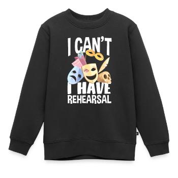 Drôle Acteur Actrice Cadeau - Sweat Premium enfant bio - noir - Devant - AI Model Kid Female (0cm)