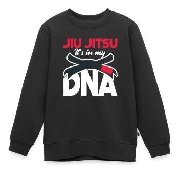 Jiu Jitsu Jiu Jitsu Jiu Jitsu - Sweat Premium enfant bio - noir - Devant - AI Model Kid Female (0cm)