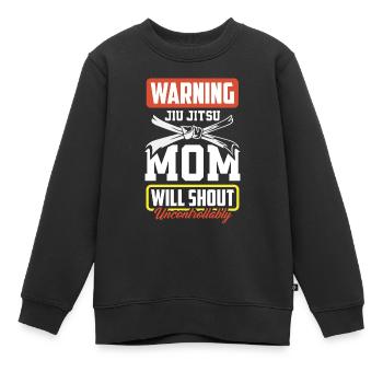 Jiu Jitsu Jiu Jitsu Jiu Jitsu - Sweat Premium enfant bio - noir - Devant - AI Model Kid Female (0cm)