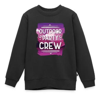 Équipe de fête en plein air - Sweat Premium enfant bio - noir - Devant - AI Model Kid Female (0cm)