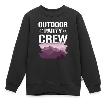 Équipe de fête en plein air - Sweat Premium enfant bio - noir - Devant - AI Model Kid Female (0cm)