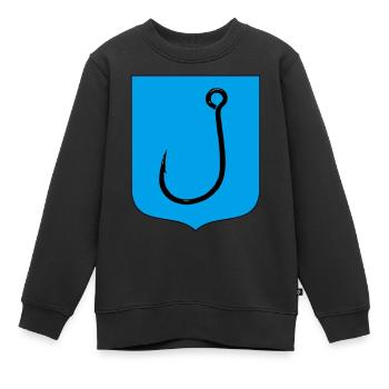 Haken - Kinder Premium Organic Sweatshirt - Schwarz - Vorne - AI Model Kid Female (0cm)