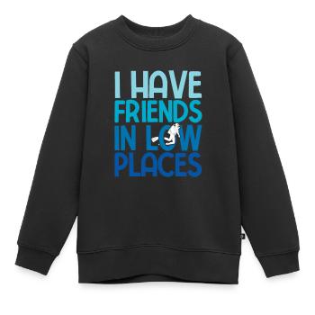 Apnoetaucher Freitaucher Taucher - Kinder Premium Organic Sweatshirt - Schwarz - Vorne - AI Model Kid Female (0cm)