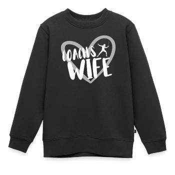 Escrime épée escrime duel idée cadeau - Sweat Premium enfant bio - noir - Devant - AI Model Kid Female (0cm)