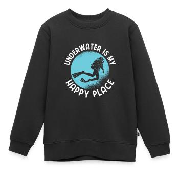 Apnoetaucher Freitaucher Taucher - Kinder Premium Organic Sweatshirt - Schwarz - Vorne - AI Model Kid Female (0cm)