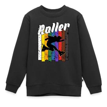 Rollerblades rollers - Sweat Premium enfant bio - noir - Devant - AI Model Kid Female (0cm)